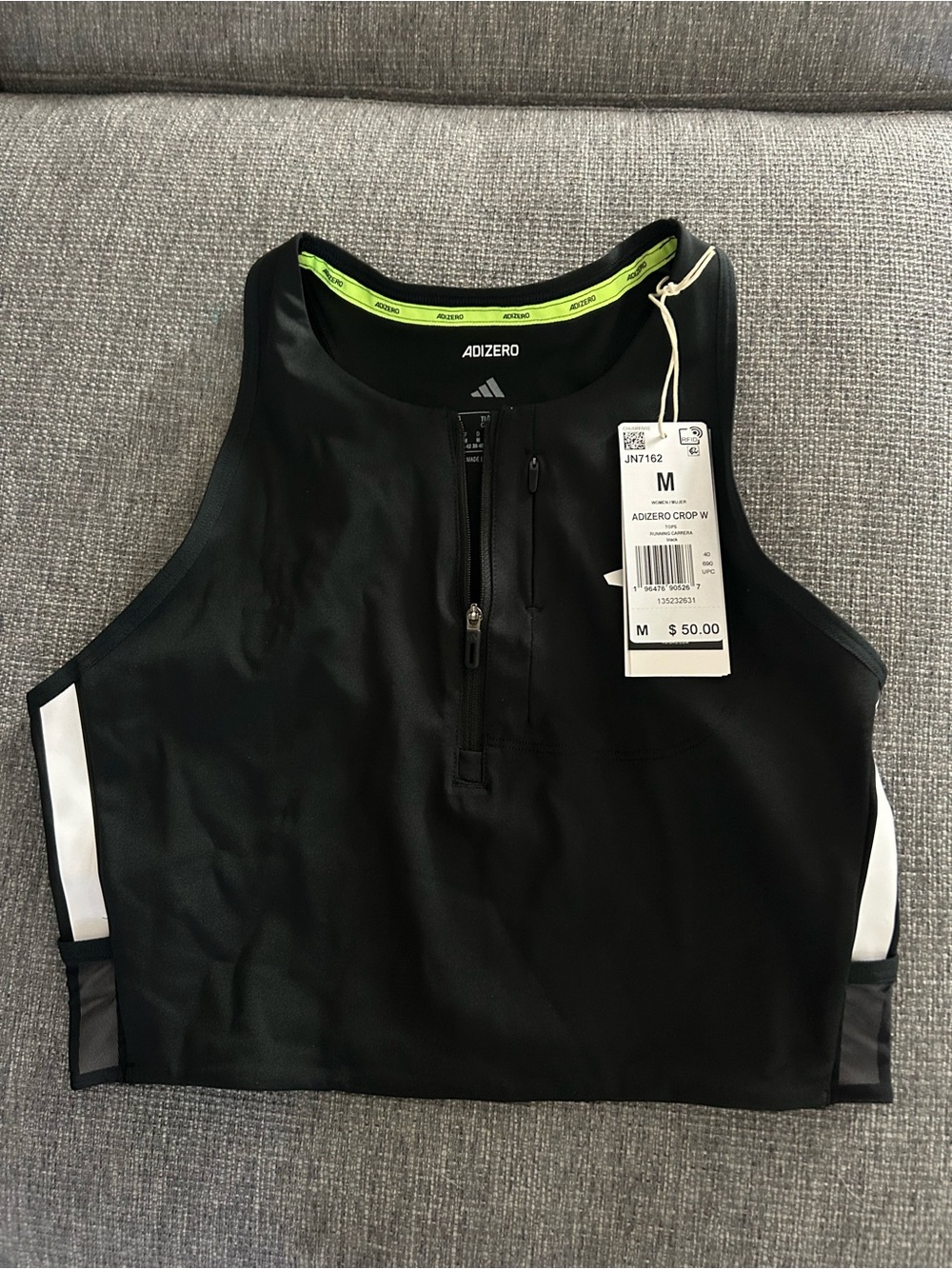 Adidas adizero running gel pocket crop top